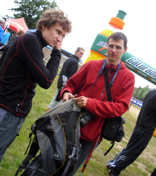Před startem s Dafem (foto: Ololo)