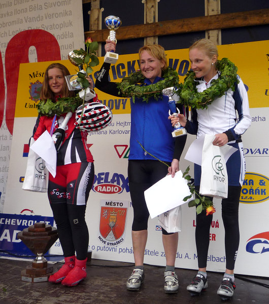 Zleva: 1. místo, 2. místo a 3. místo