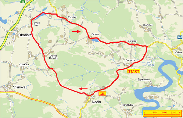 Mapa závodu (http://da-ba.com/)