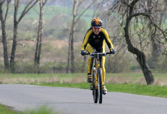 Marek skoro v cíli (foto: Drb)