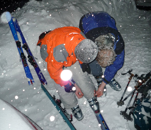 Silva a její první setkání se skialpama