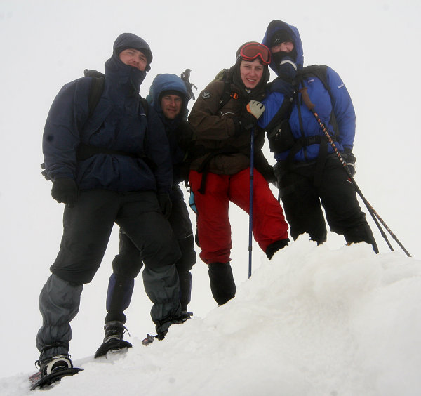 Skupinové foto, Velká Hoľa (1640 m)